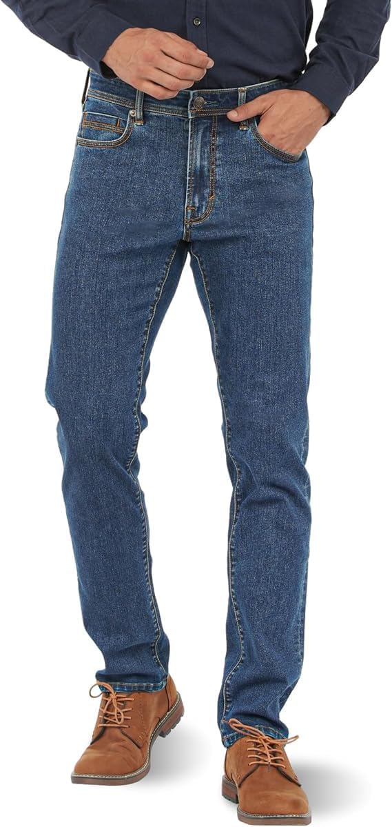 Men’s Slim Straight Stretch Skinny Denim Jeans Soft Casual Pants